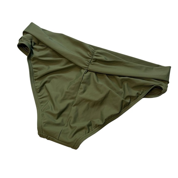 NWT, Sunsets Unforgettable Olive Bikini Bottoms, Sz L - Picture 6 of 9